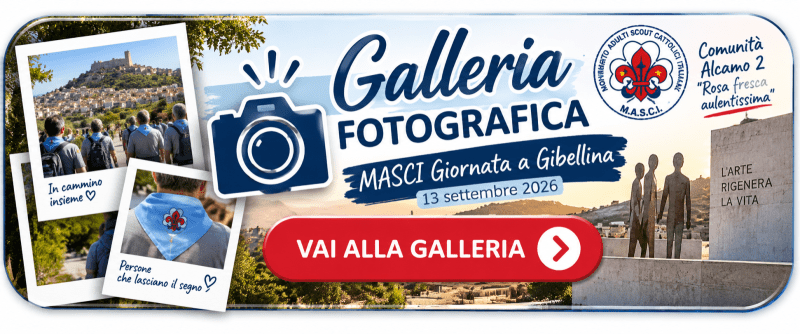 Pulsante galleria fotografica masci giornata